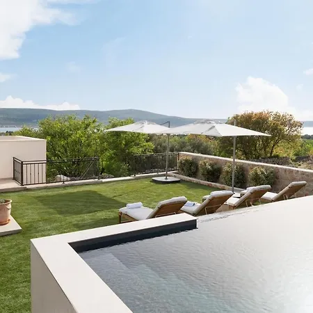Casa Sorelle Sea View Infinity Heated Pool Villa Seline